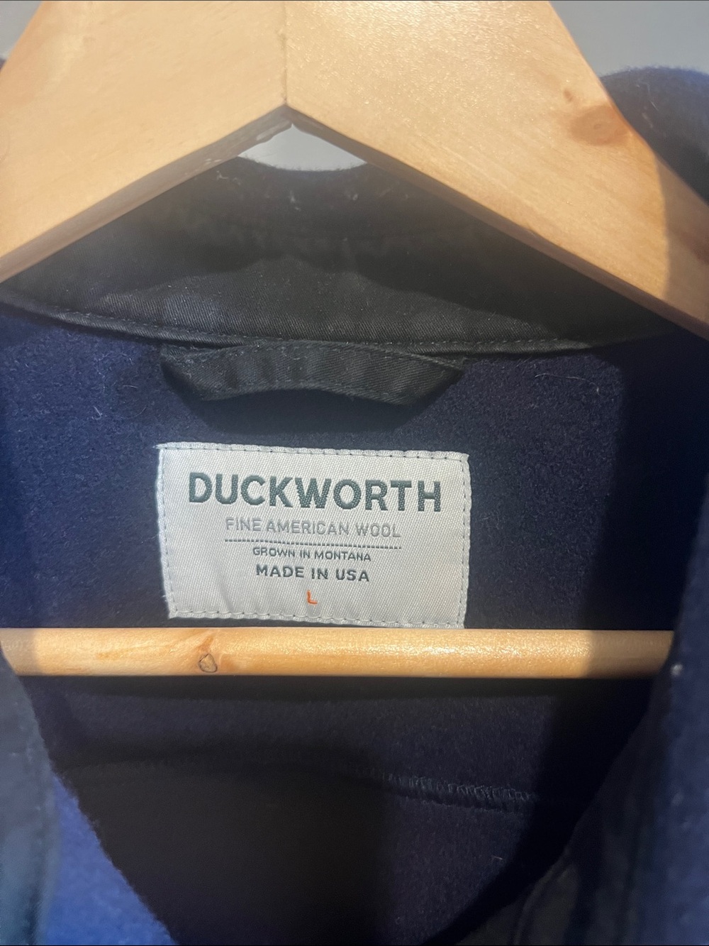 Worth Navy Button-Front Utility Jacket - Picture 3 of 7